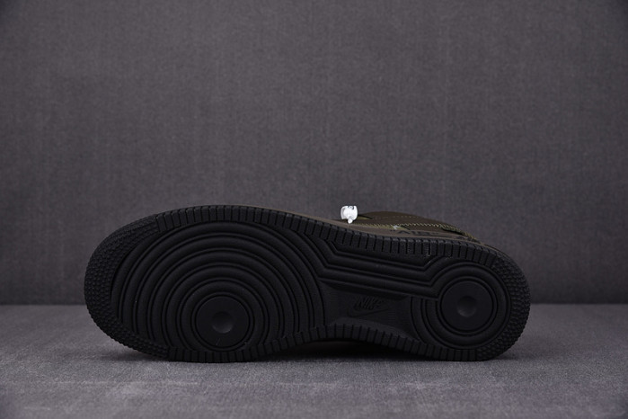 nike low air force 1 x grey green