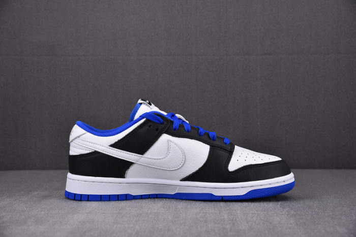 nike dunk low white black royal fd9064-110