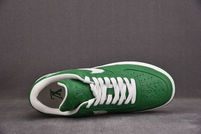 nike low air force 1 x green