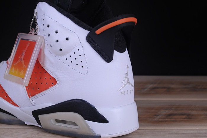 air jordan 6 retro nrg g8rd "gatorade" orange mens 384664-145