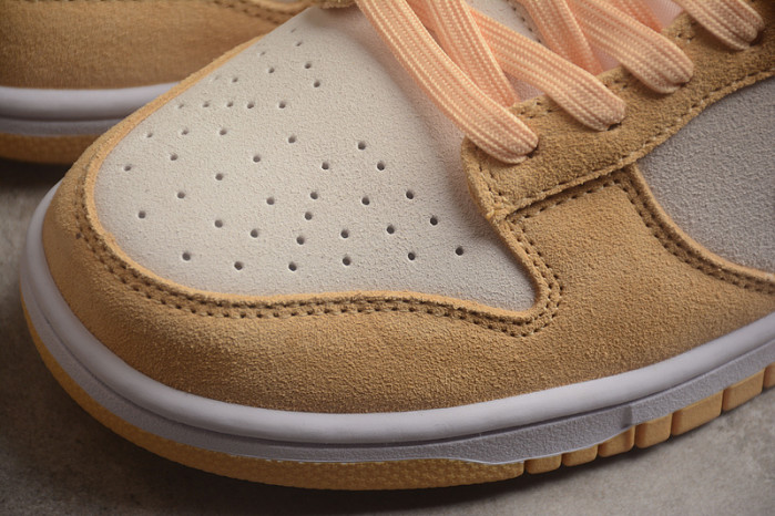 nike dunk low gold suede dv7411-200