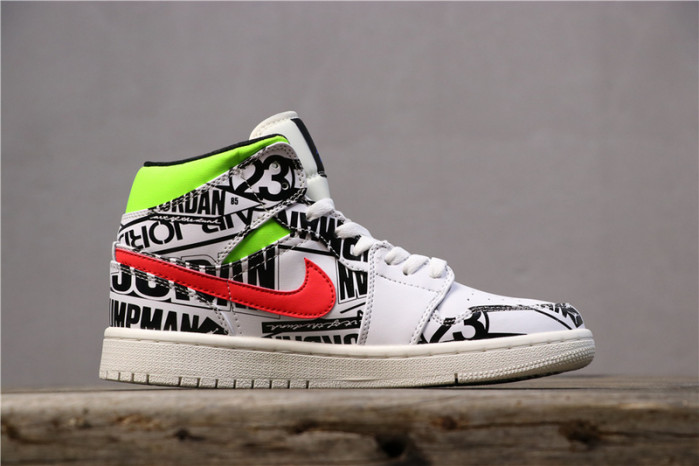 air jordan 1 mid all-over logos 554724-119