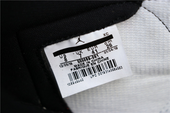 air jordan 1 black white gym red 555088-061