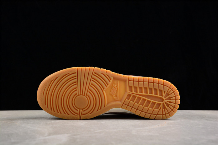 nike dunk low lx "brown ostrich" fj2260-001