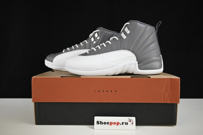 air jordan 12 stealth/white-cool grey ct8025-610