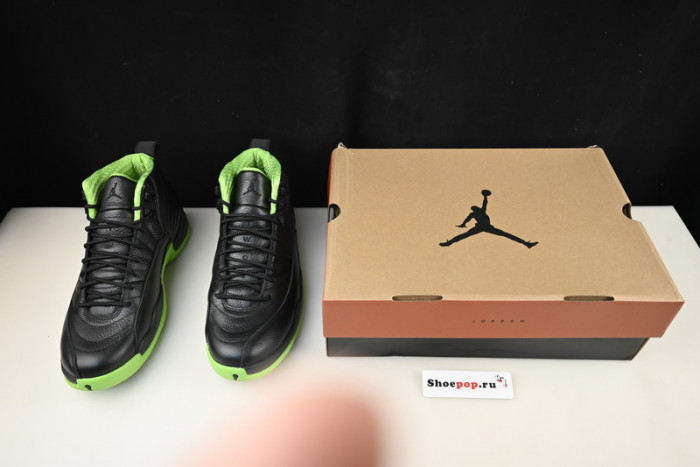 air jordan 12 black/green dr8887-101