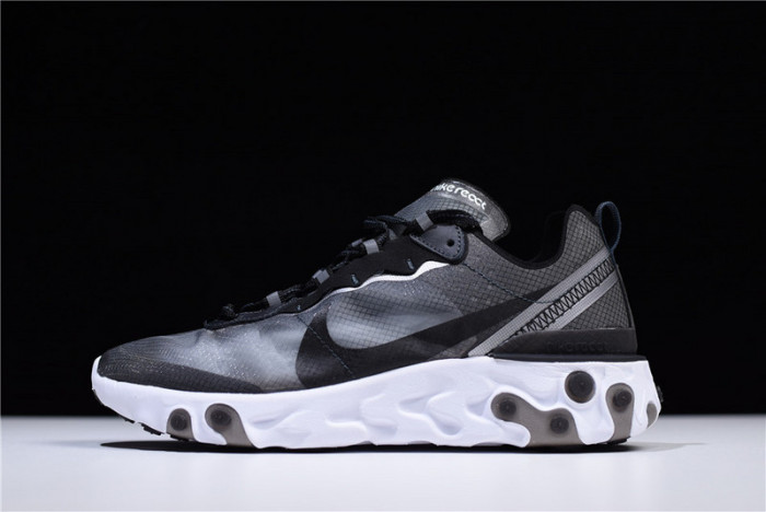 nike react element 87 black white aq1090-001
