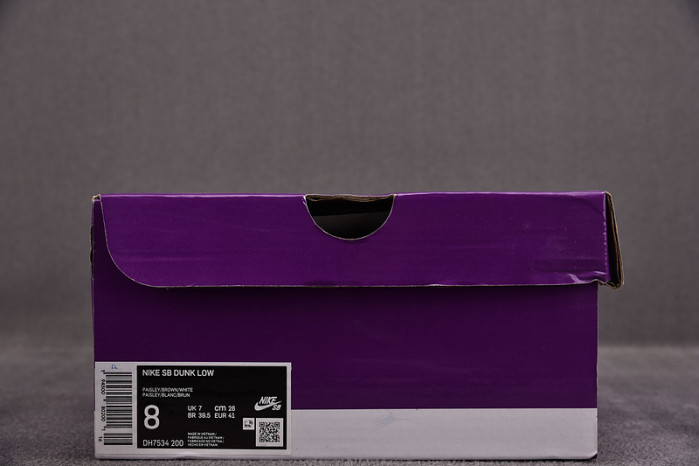 nike sb dunk low pro paisley brown dh7534-200