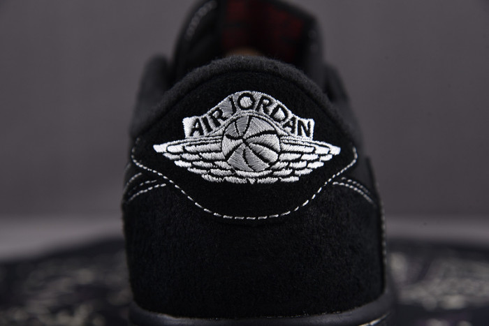 travis scott x air jordan 1 low og sp "black phantom" dm7866-100