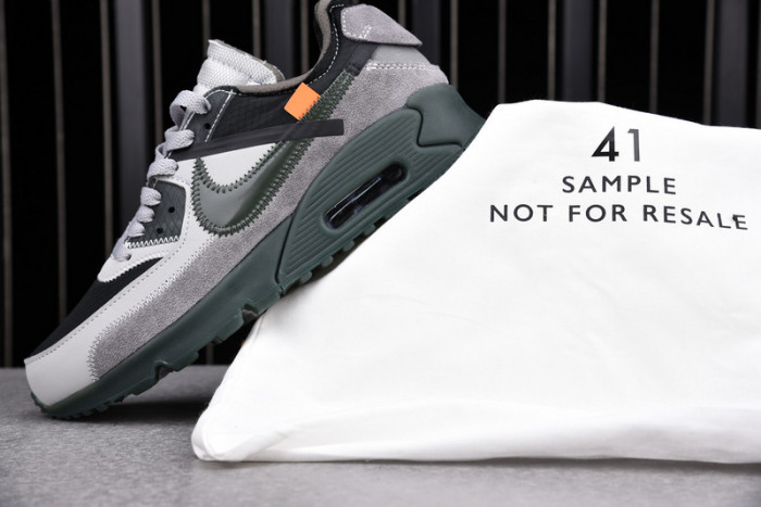 ofw nike air max 90 grey aa7293-002