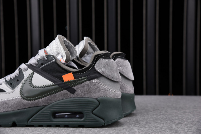 ofw nike air max 90 grey aa7293-002