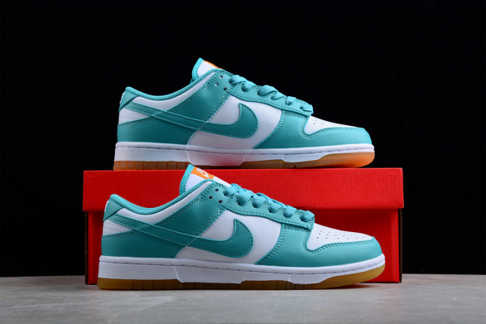 nike dunk low white turquoise dv2190-100