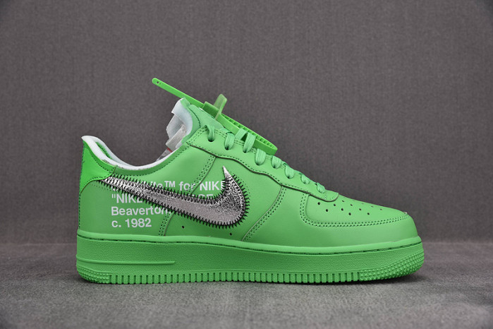 ofw x nike air force 1 low green dx1419-300