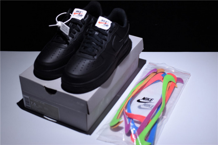 nike air force 1 velcro pack black ah8462-002