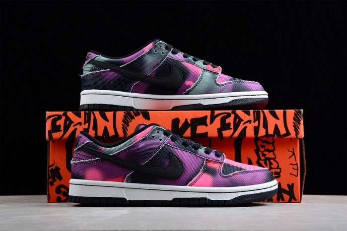 nike dunk low graffiti pink dm0108-002
