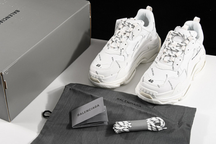 triples trainer sneakers letters 2000016