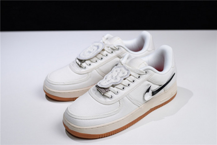 travis scott nike air force 1 low sail aq4211-101