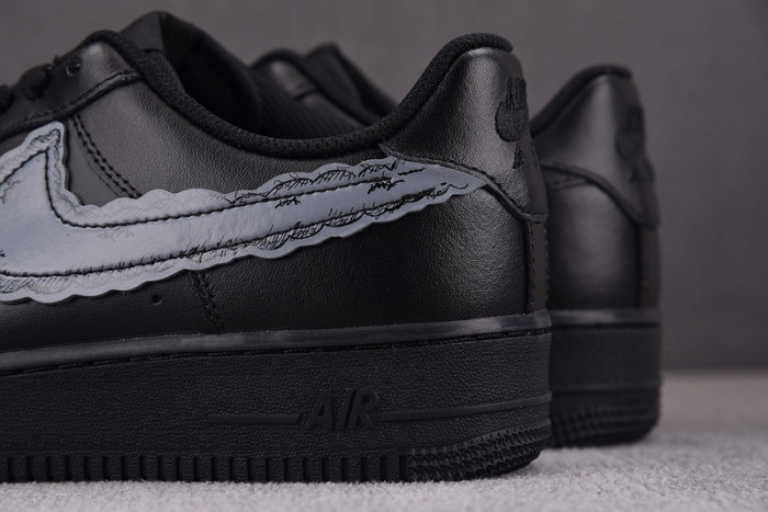 nike air force 1 low 07 triple black cw2288-001