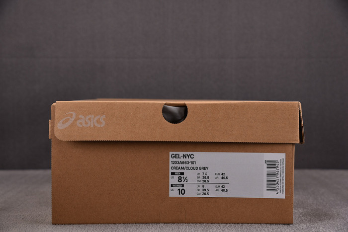 As*ic*s gel-nyc cream cloud grey 1203a663-101