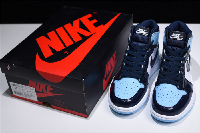 air jordan 1 unc patent leather cd0461-401