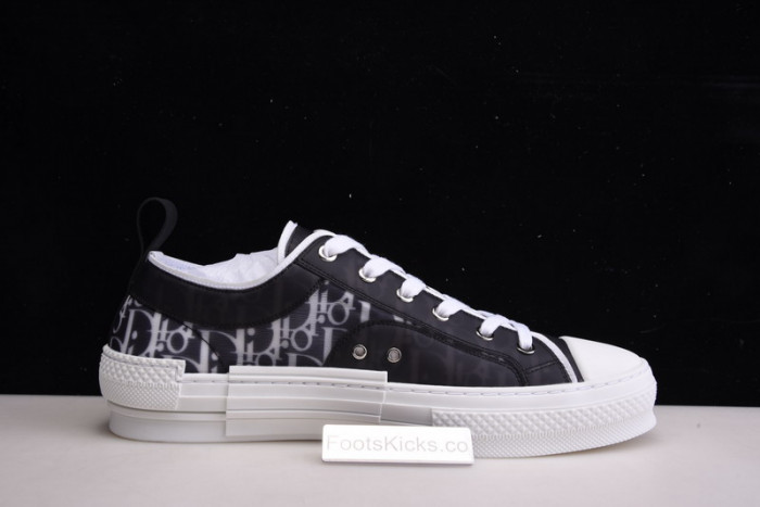 b23 oblique low black white sneakers t00480h051