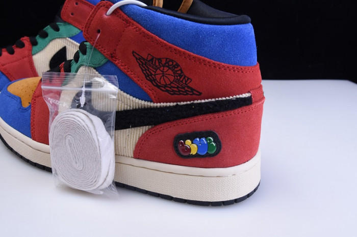 air jordan 1 mid blue the great cu2805-100