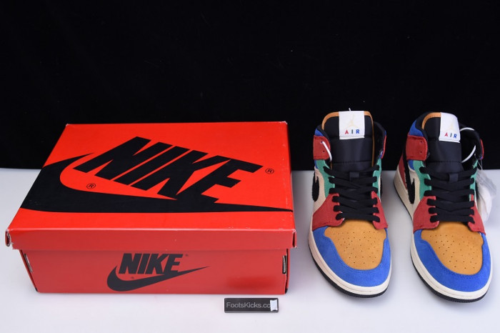 air jordan 1 mid blue the great cu2805-100