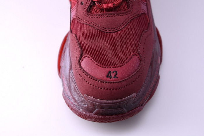 triples trainer clear sole sneakers 3000008