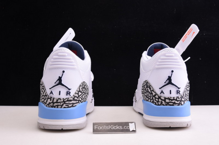 air jordan3 unc ct8532-104