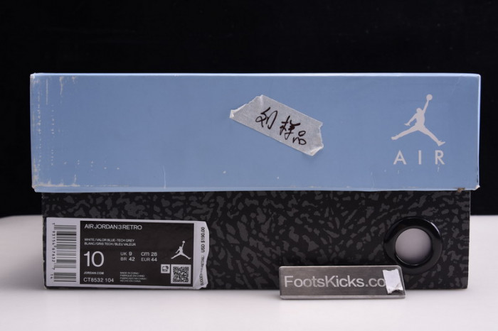 air jordan3 unc ct8532-104