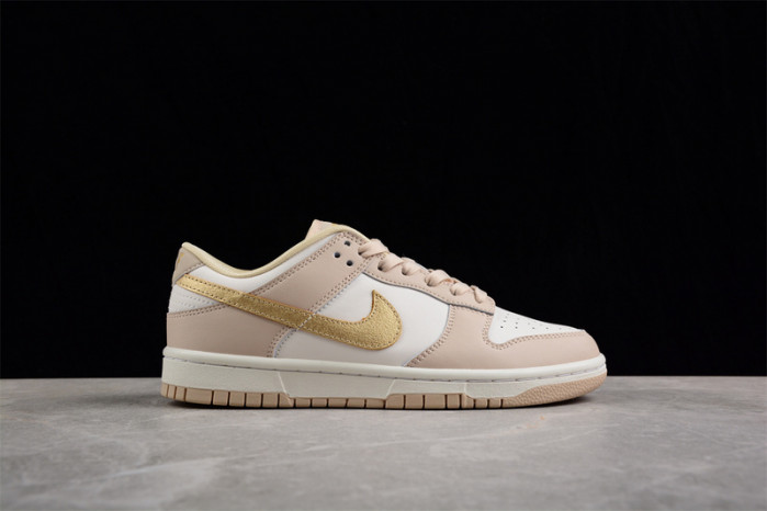 nike dunk low phantom metallic gold dx5930-001