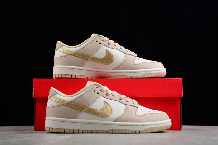 nike dunk low phantom metallic gold dx5930-001