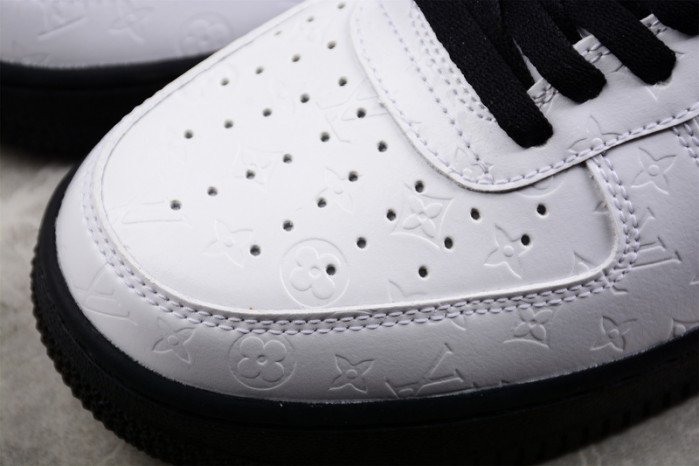 nike low air force 1 x white black