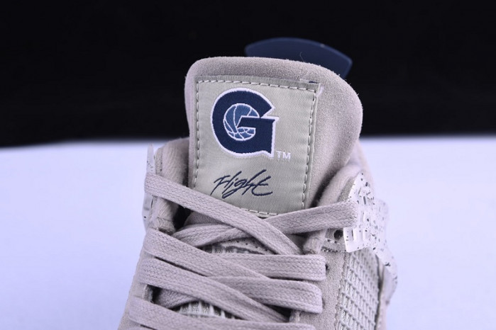 air jordan 4 retro pe grayness / white aj4-1043505