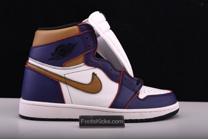nike sb air jordan 1 lakers chicago cd6578-507