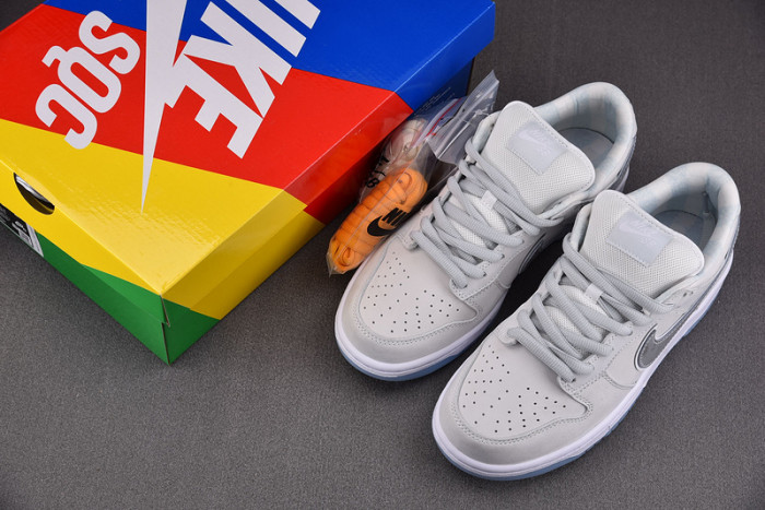 nike sb dunk low white lobster fd8776-100
