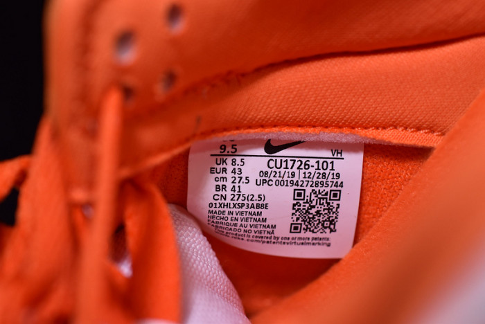 nike dunk low sb syracuse cu1726-101