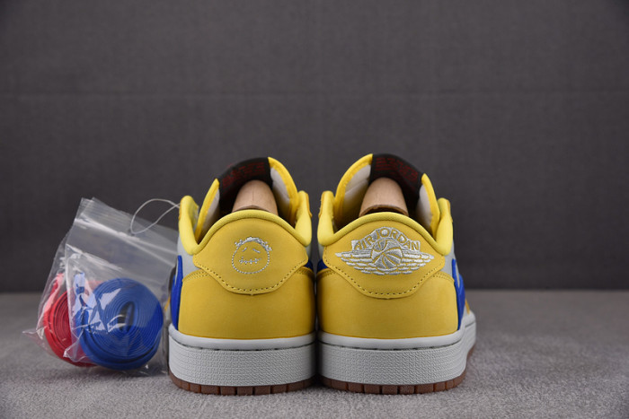 travis scott air jordan 1 low og canary dz4137-700