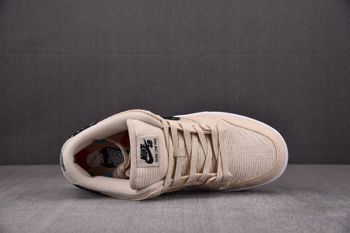 nike sb dunk low albino & preto fd2627-200