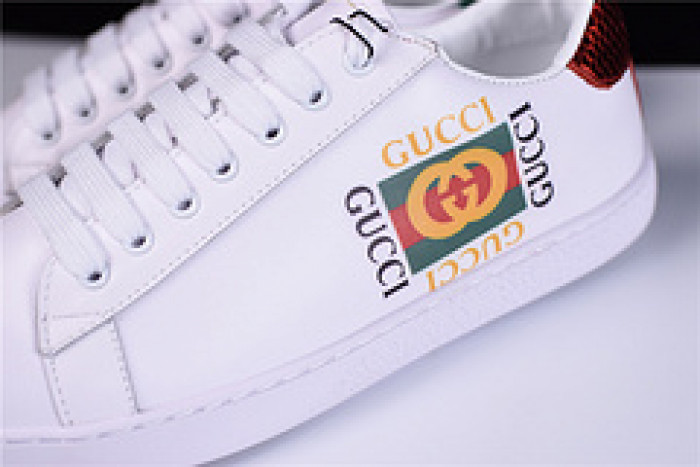 g*u*i ace embroidered low-top sneaker with gg logo