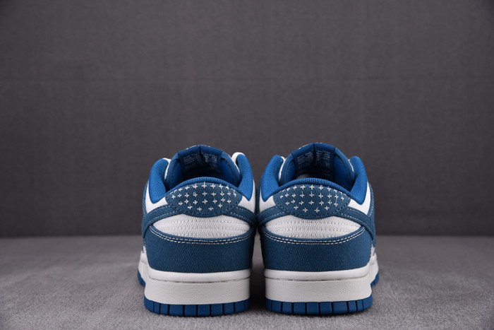 nike dunk low industrial blue sashiko dv0834-101