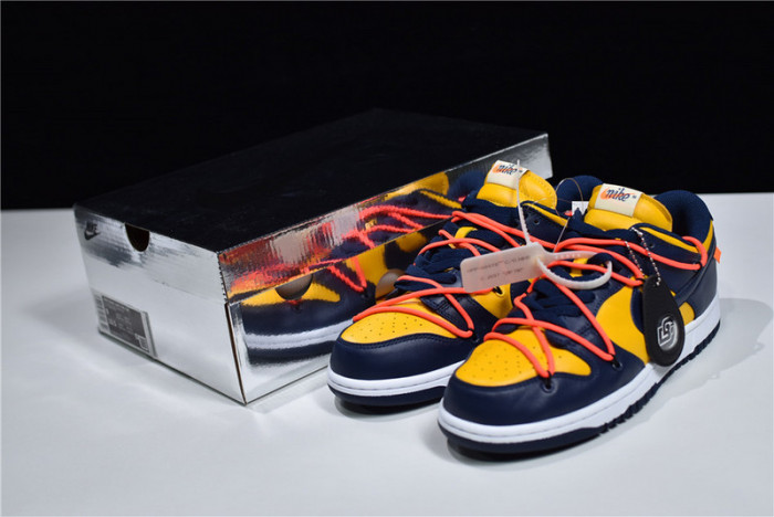 nike dunk low ofw michigan ct0856-700