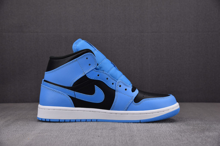air jordan 1 mid university blue black dq8426-401