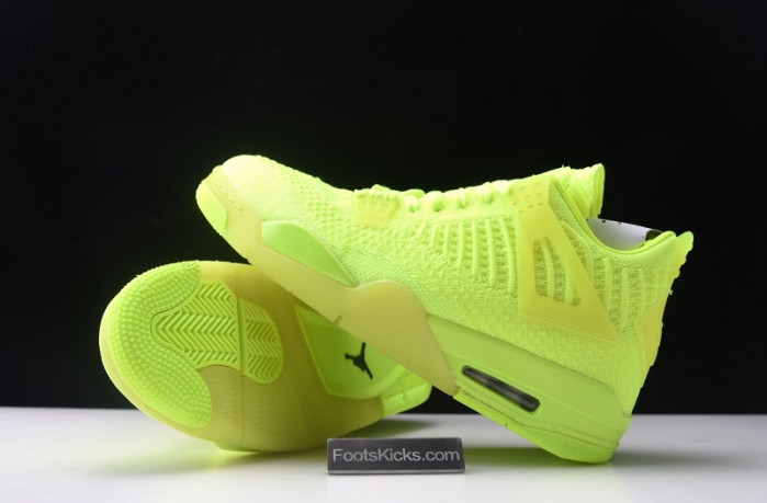 air jordan 4 flyknit volt aq3559-700