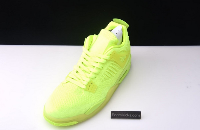 air jordan 4 flyknit volt aq3559-700