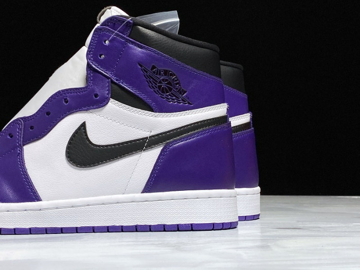 air jordan 1 aj1 court purple white 555088-500