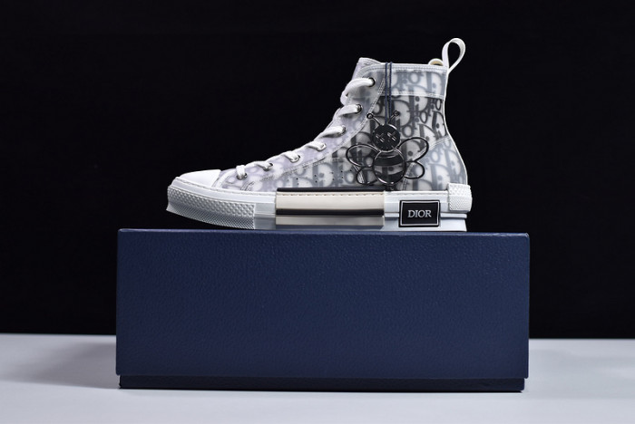 b23 oblique high top sneakers white t004801-1069