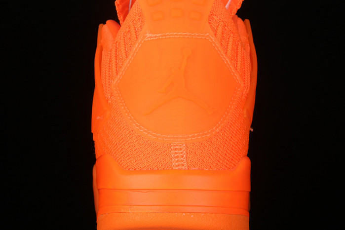 air jordan 4 flyknit orange aq3559-800
