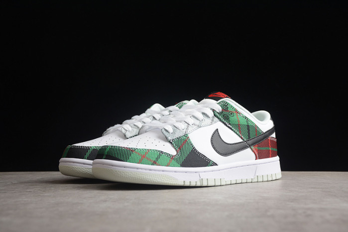 nike dunk low plaid dv0827-100