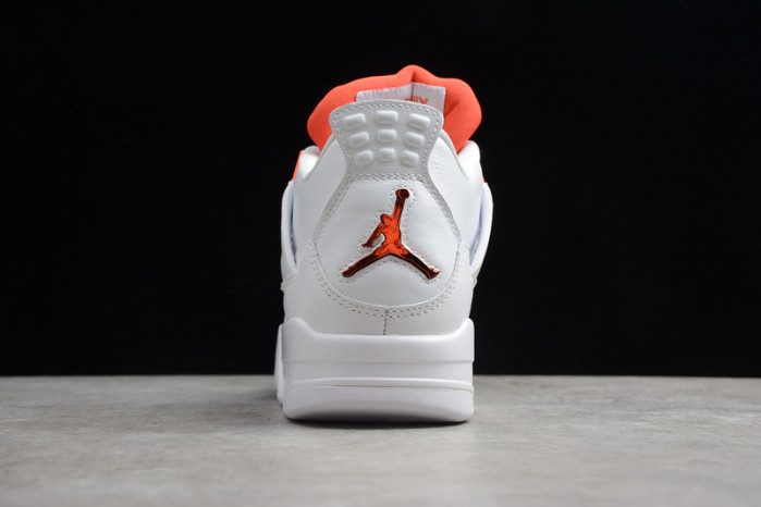 air jordan 4 retro “pure money” orange metallic ct8527-118